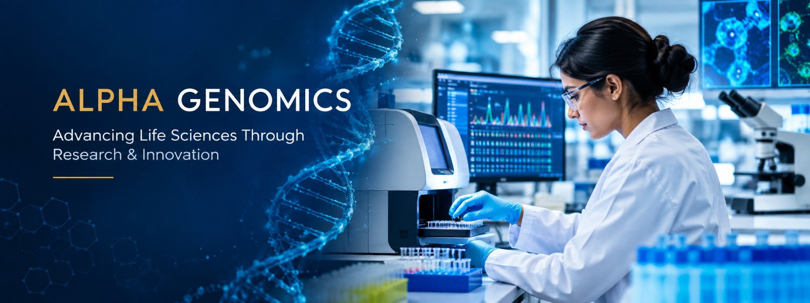 Alpha Genomics — Advancing life sciences through research and innovation.