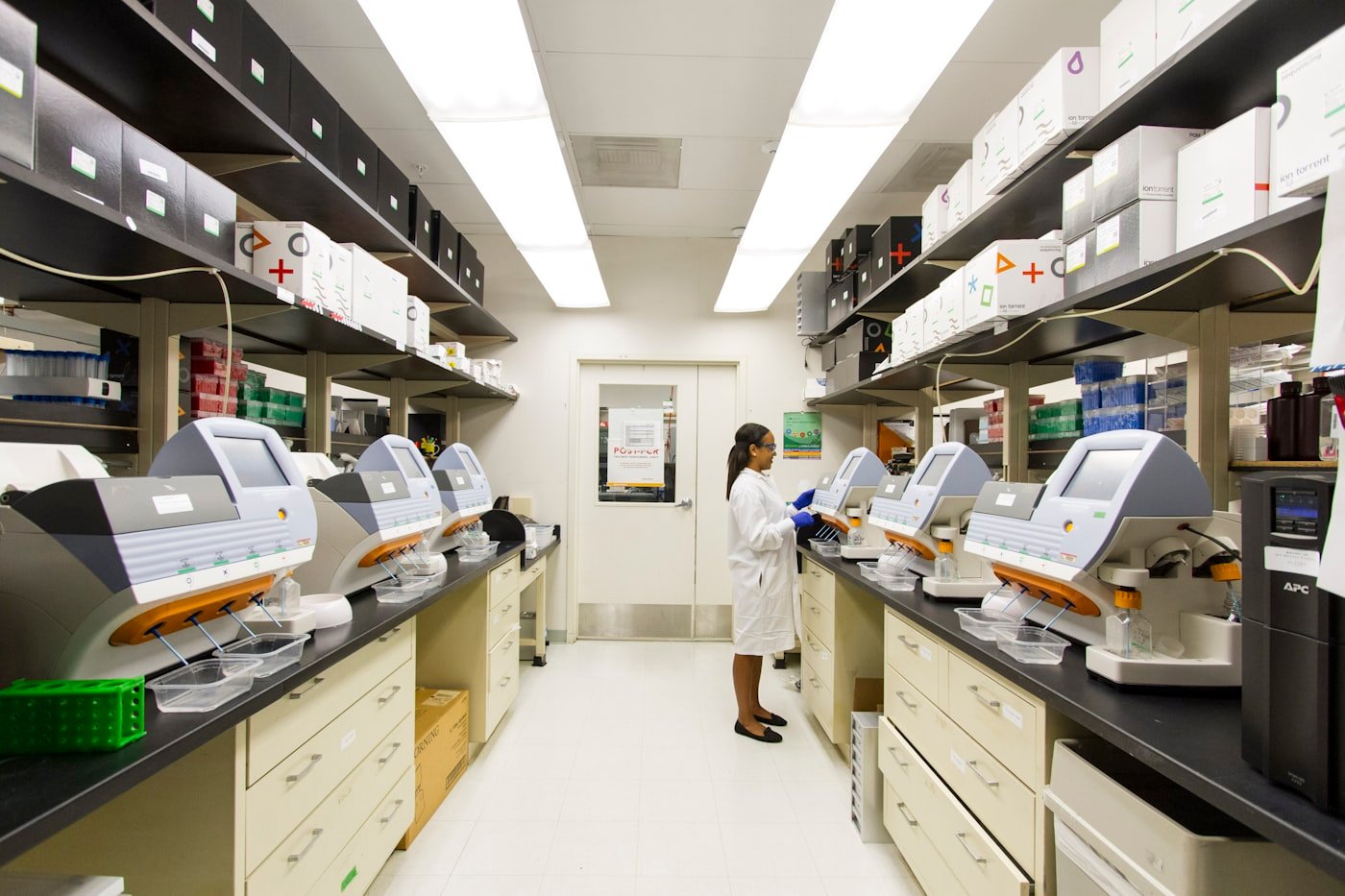 Alpha Genomics laboratory team at work