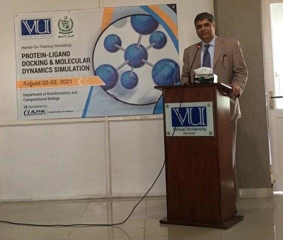 Workshop on Protein Ligand Docking and Molecular Dynamics Simulation by Virtual University of Pakistan — photograph 2