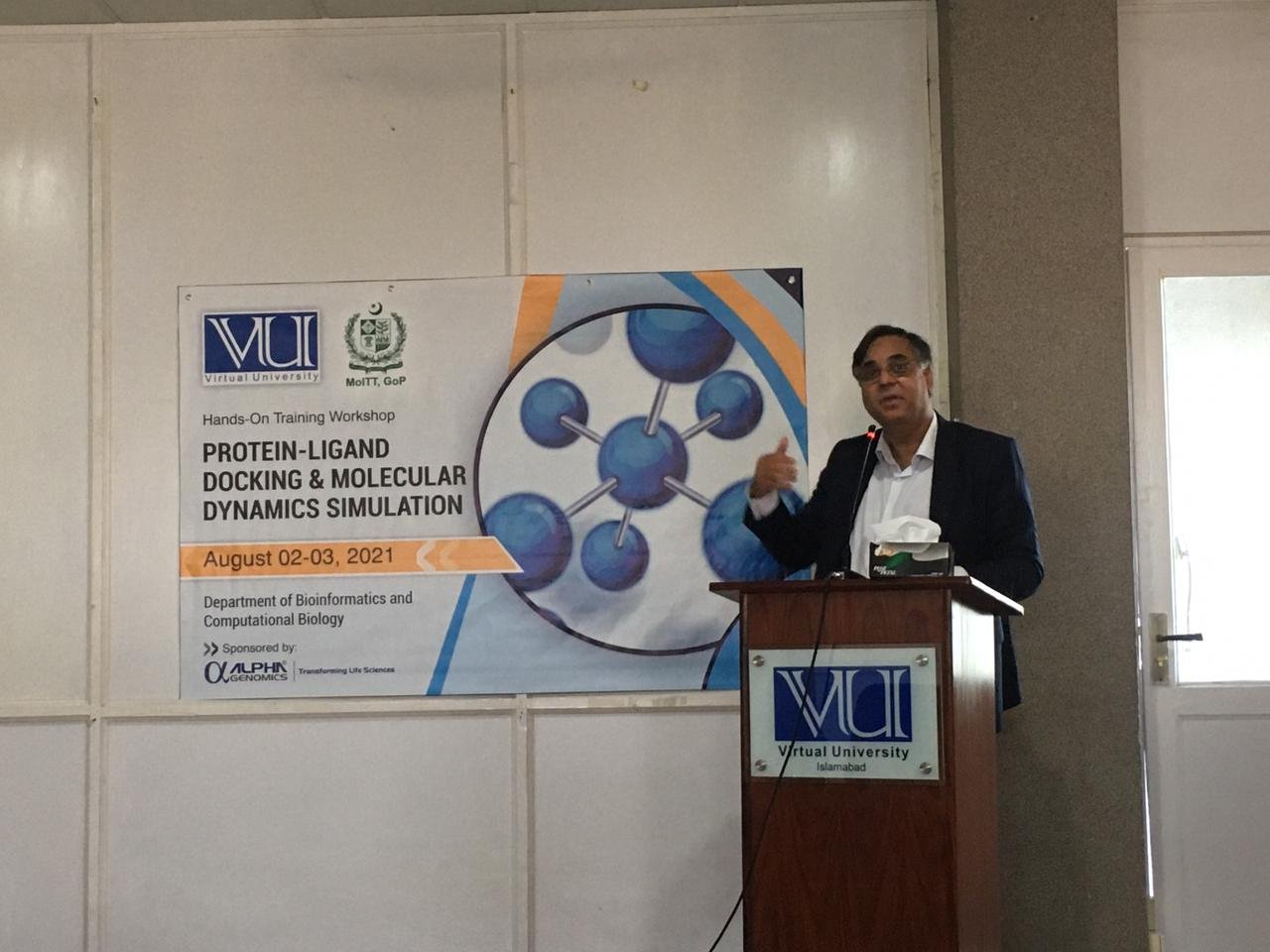 Workshop on Protein Ligand Docking and Molecular Dynamics Simulation by Virtual University of Pakistan — photograph 9