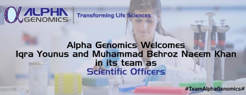 Alpha Genomics Welcomes